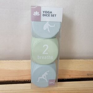 3 Pc Yoga Dice Set - NEW
